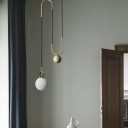 Cradle Brass Art Deco  - Pulley Pendant Light